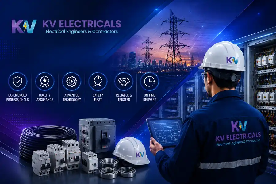 Certified electrical engineer at industrial site